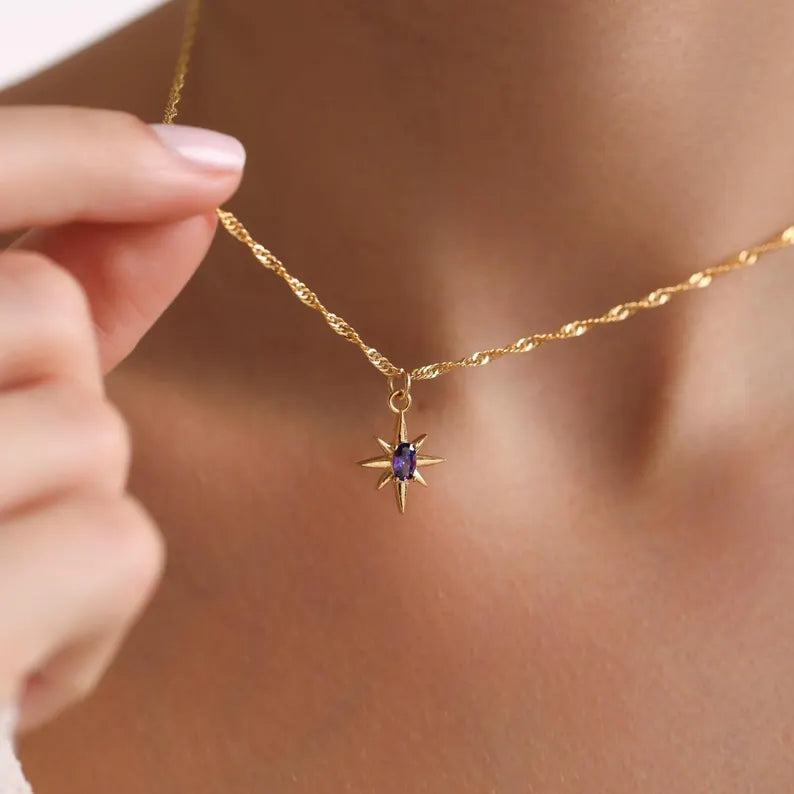 North Star Pave Necklace